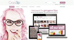 Desktop Screenshot of crazyslip.com